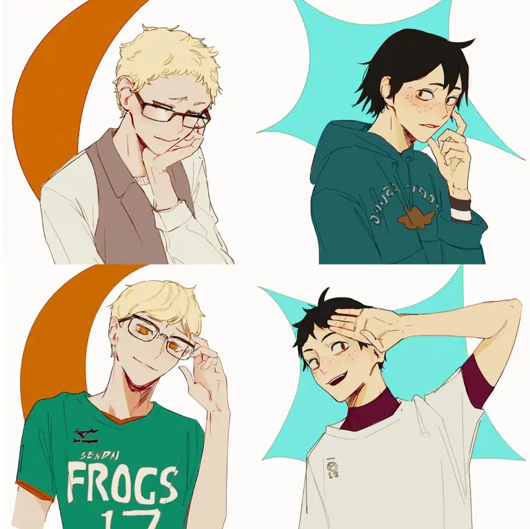 Sisi kehidupan sehari-hari para pemain voli Haikyuu!! Kehidupan sekolah para karakter Haikyuu
