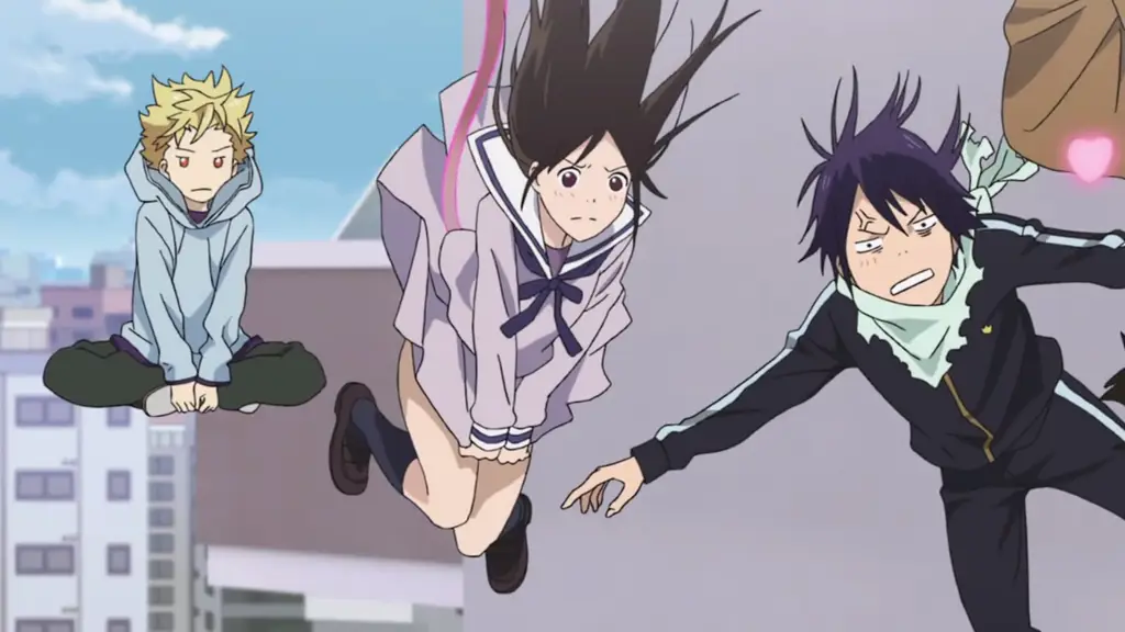 Akasi pertarungan antara Yato dan ayakashi Adegan pertarungan seru dalam anime Noragami