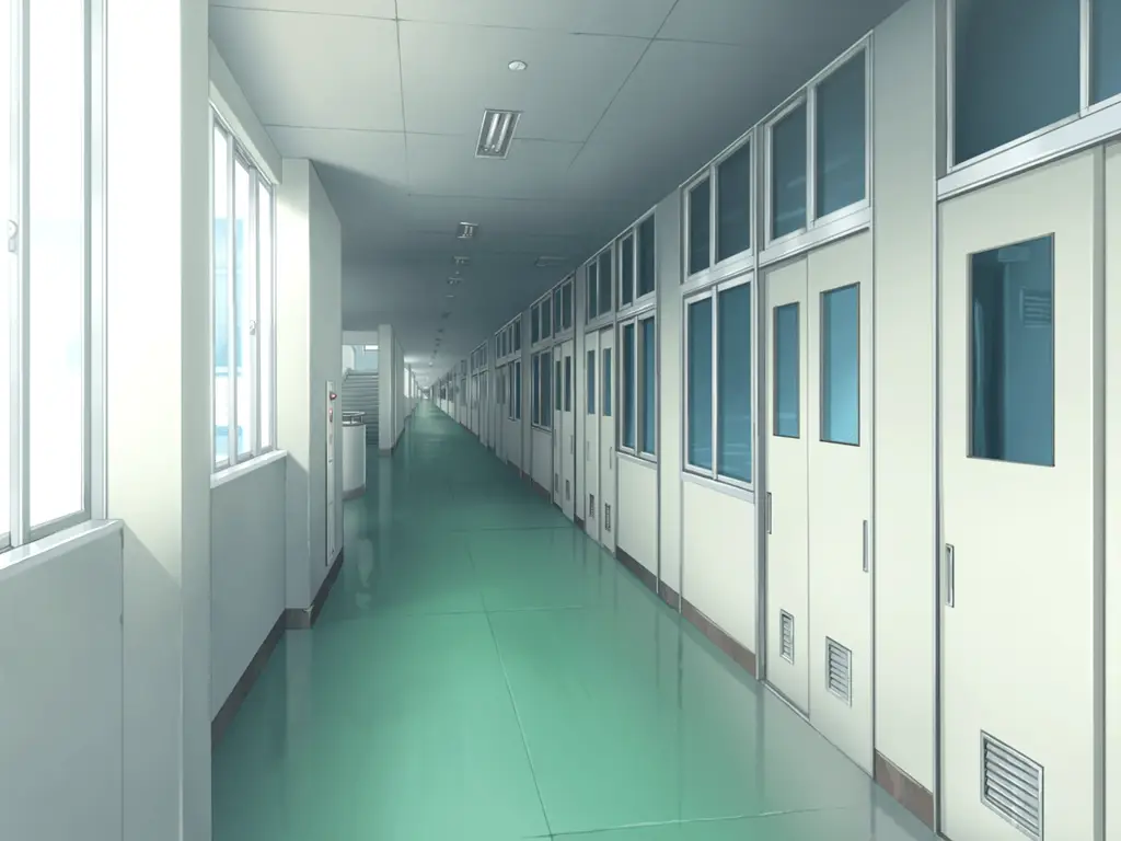 Suasana sekolah yang nyaman dan menyenangkan Gambar pemandangan kehidupan sekolah di anime