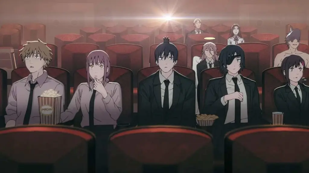 Menikmati Anime Bersama Teman Gambar orang-orang yang menonton anime bersama.