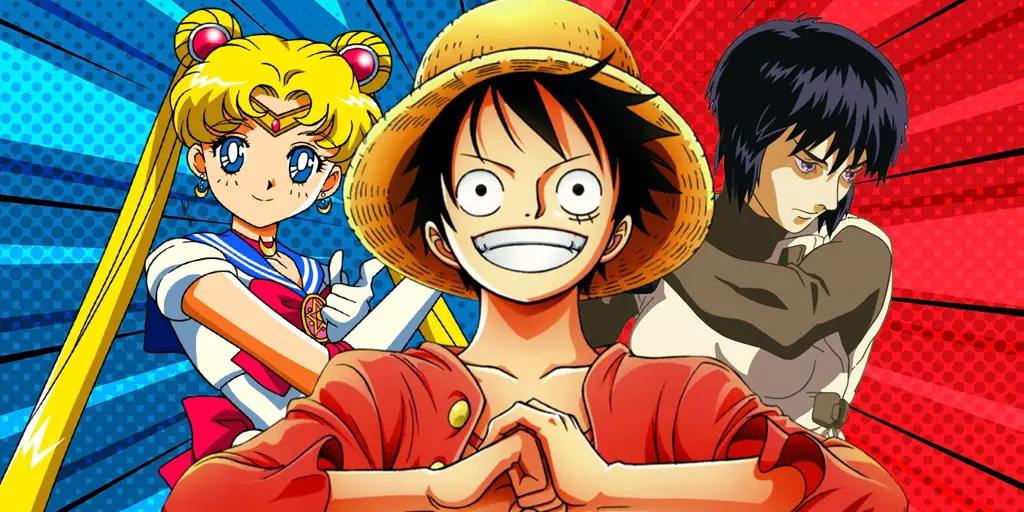 Ilustrasi berbagai genre anime Berbagai macam genre anime yang populer