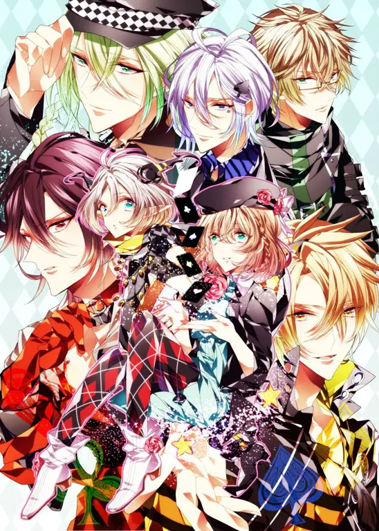 Ilustrasi pasangan dalam anime yang salah satu mengalami amnesia Adegan romantis dalam anime amnesia