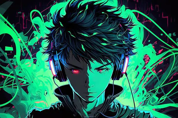 Gamer dan Karakter Anime Favorit Karakter anime sedang bermain game