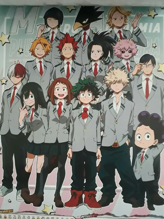 Keragaman Karakter dalam Anime Berbagai karakter anime dengan latar belakang yang berbeda