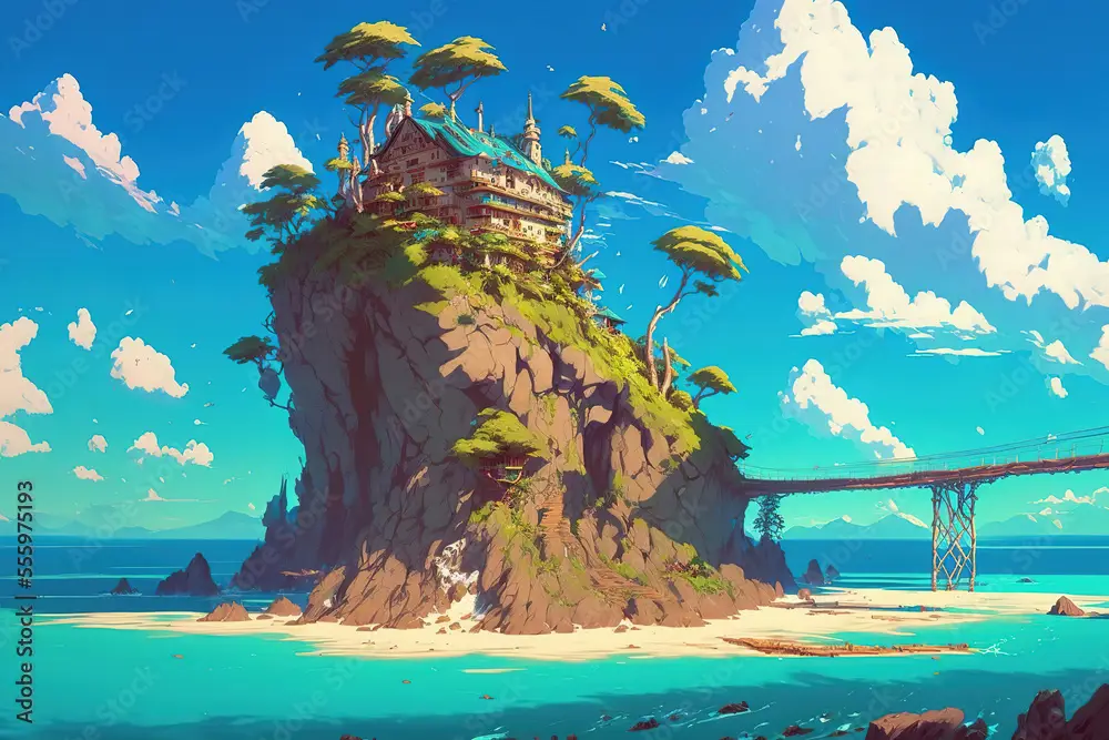 Jelajahi Anime Island Peta imajiner Anime Island