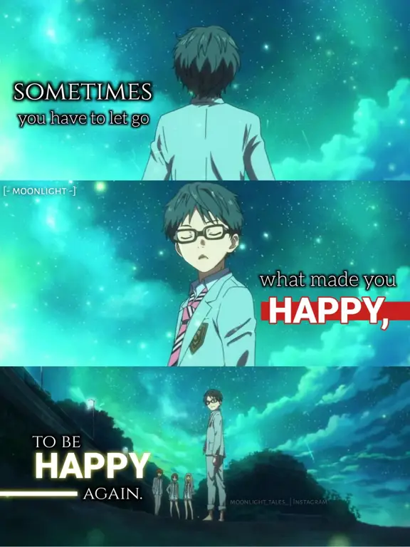 Anime yang menyampaikan pesan positif Gambar pesan positif dalam anime