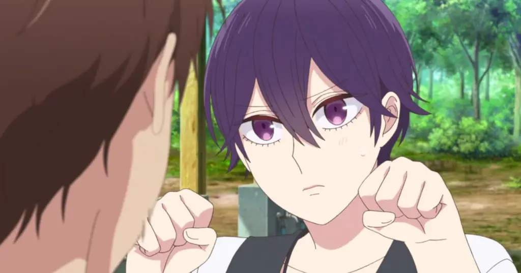 Plot Anime Koi to Uso Gambar yang menggambarkan plot anime Koi to Uso