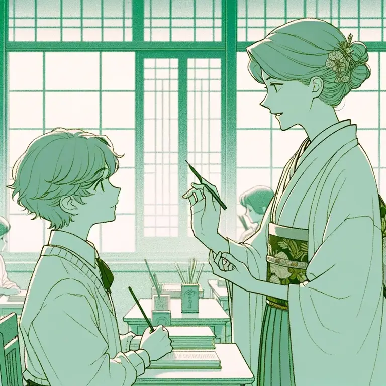 Latar sekolah Jepang dalam anime Koe no Katachi Suasana sekolah di Jepang dalam anime