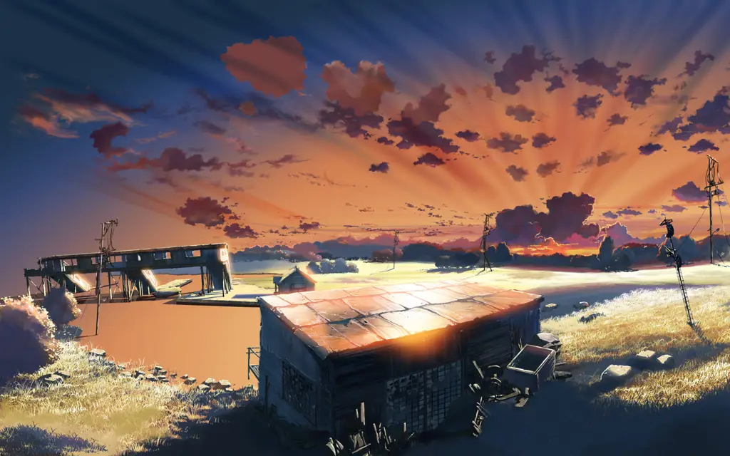 Gaya Seni Anime yang Unik Gaya seni anime dalam film The Place Promised in Our Early Days