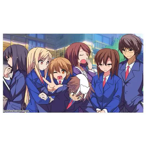 Para penghuni asrama Sakurasou yang penuh warna Gambar para karakter dalam anime Sakurasou no Pet na Kanojo