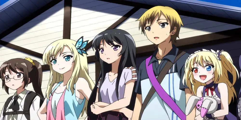 Contoh adegan Ecchi yang umum ditemukan dalam anime Adegan Ecchi dalam anime