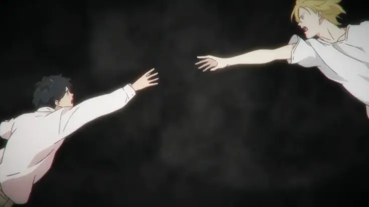 Menemukan Jalan Keluar Gambar anime yang memperlihatkan karakter menemukan jalan keluar dari situasi sulit.