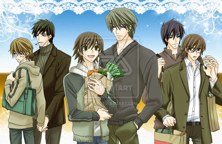 Para Tokoh Utama Junjou Romantica Karakter-karakter dalam anime Junjou Romantica