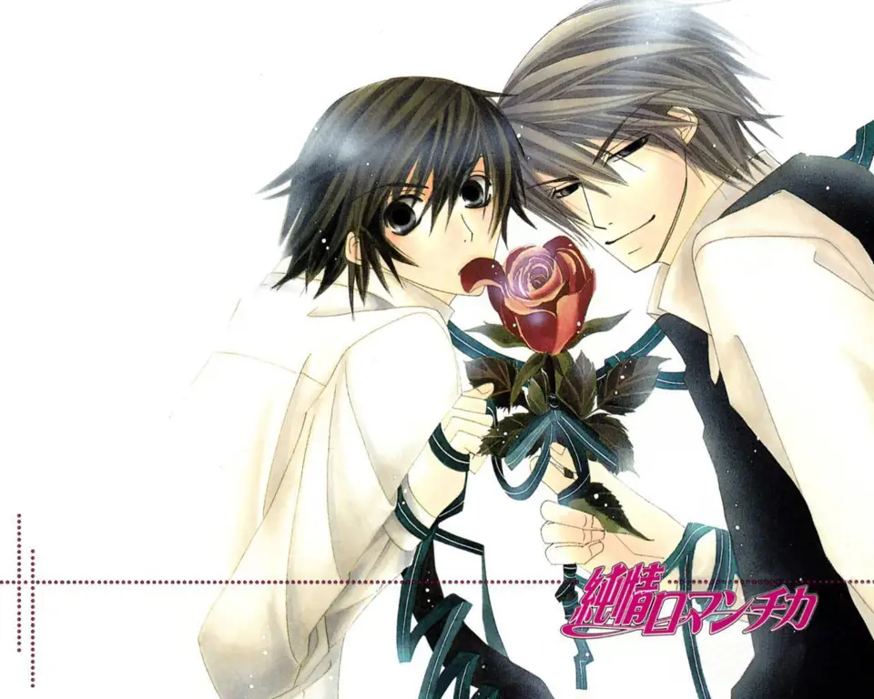 Poster Resmi Junjou Romantica Poster anime Junjou Romantica