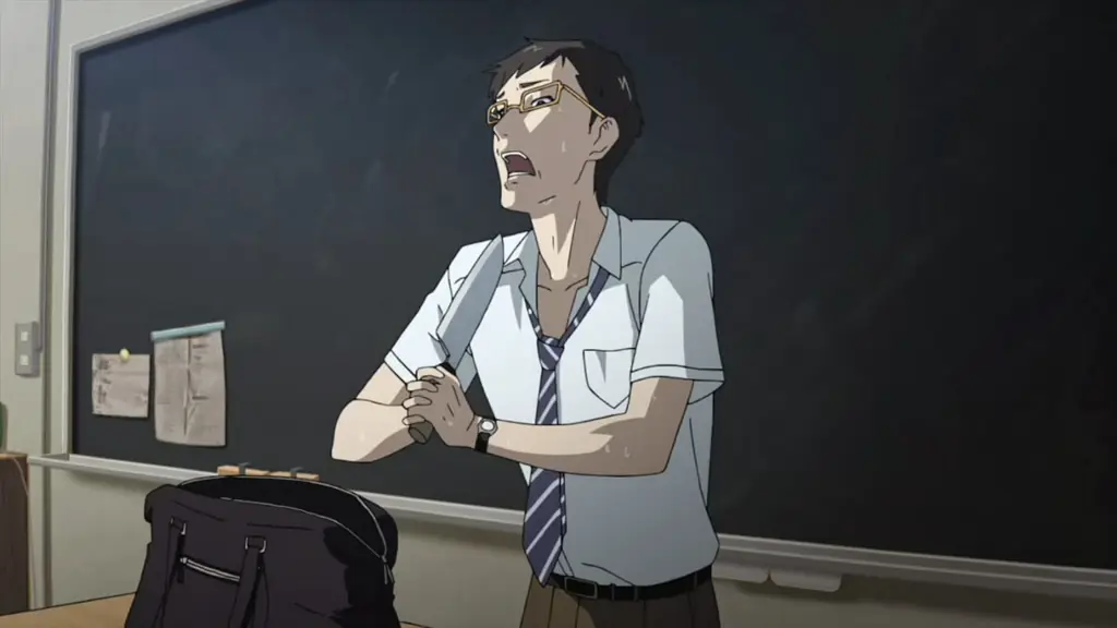 Salah satu adegan kematian tragis di anime Another Adegan kematian di anime Another