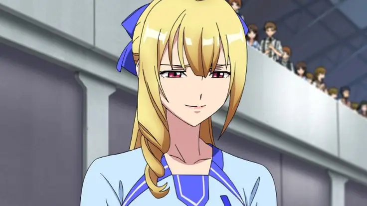 Ilustrasi yang menunjukkan hubungan antar karakter di anime Cross Ange