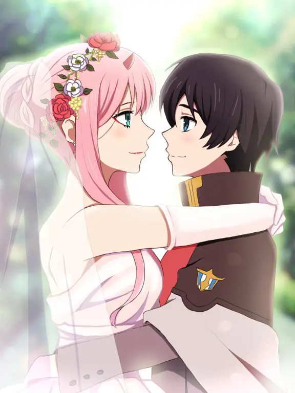 Dunia Futuristik Darling in the Franxx Gambar pemandangan di dunia anime Darling in the Franxx