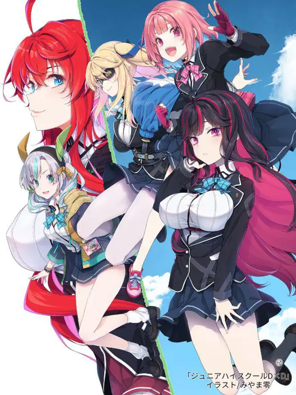 Momen Romantis di High School DxD Adegan romantis dalam anime High School DxD