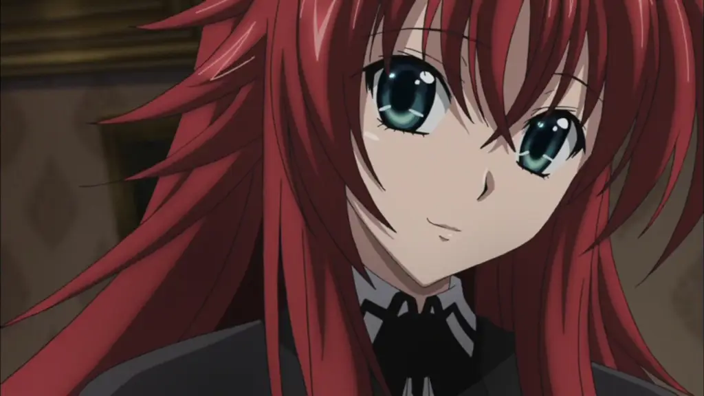 Rias Gremory, salah satu karakter populer di High School DxD Gambar Rias Gremory dari anime High School DxD