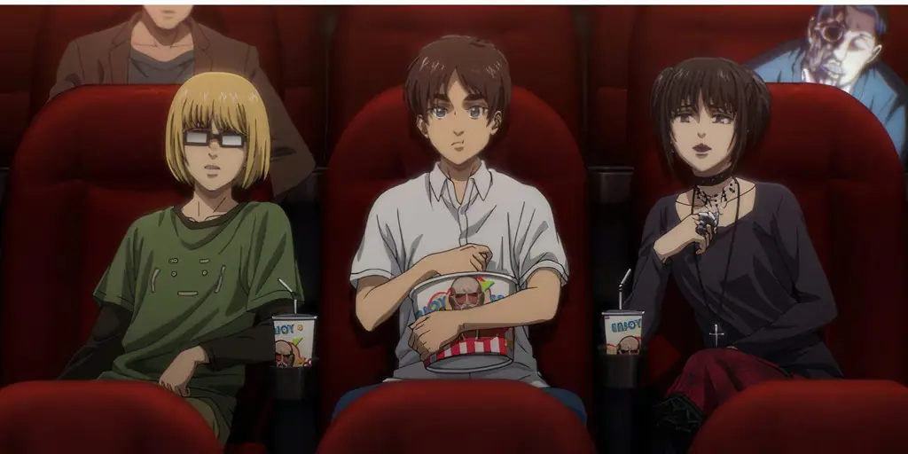 Adegan Aksi Menegangkan dalam Shingeki no Kyojin Gambar adegan aksi menegangkan dalam Shingeki no Kyojin