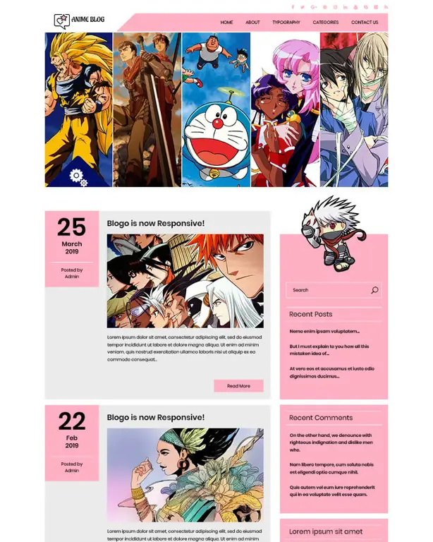 Inspirasi Desain Widget Blog Anime Berbagai contoh widget untuk blog anime